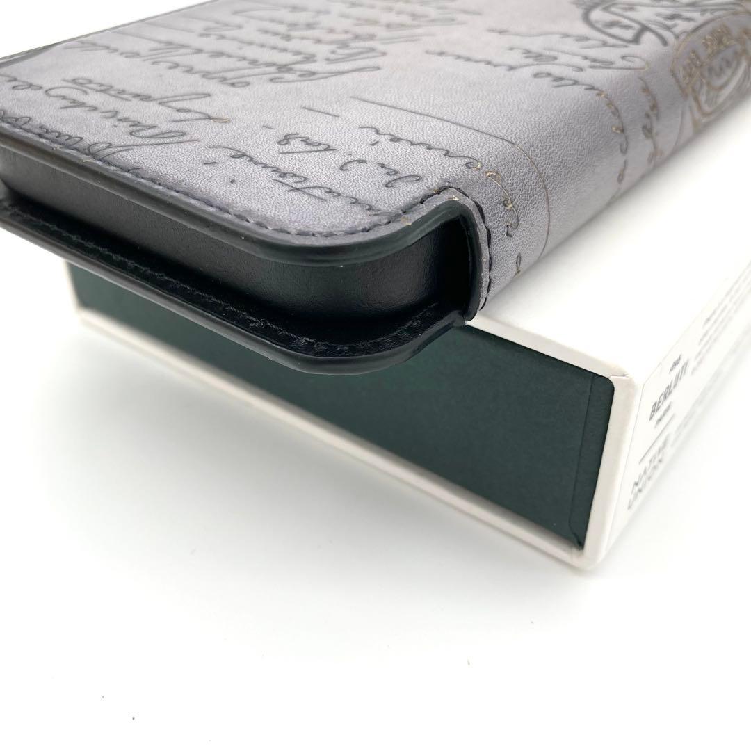 極美品 ベルルッティ iPhone13ProMAX ケース 手帳型 カバー