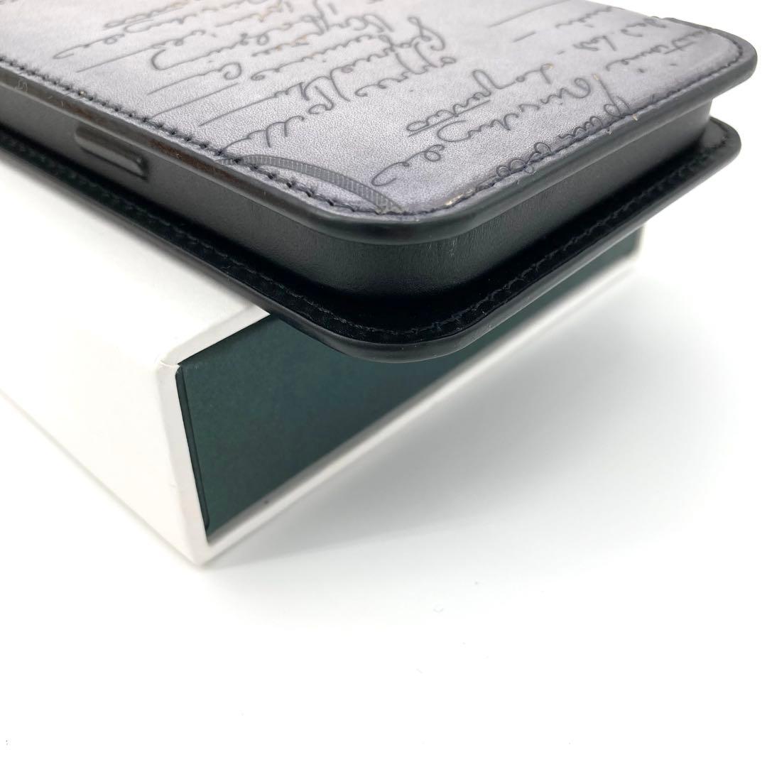 極美品 ベルルッティ iPhone13ProMAX ケース 手帳型 カバー