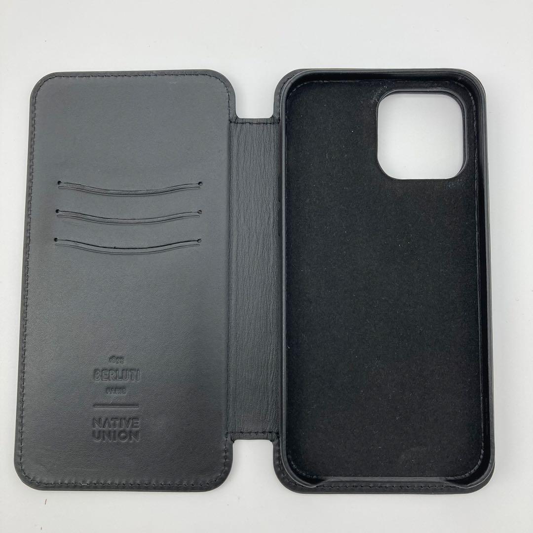 極美品 ベルルッティ iPhone13ProMAX ケース 手帳型 カバー
