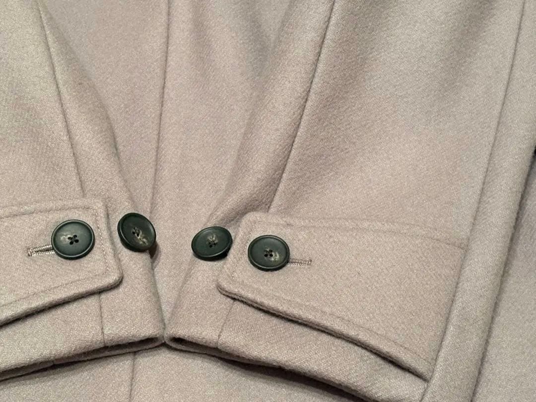 最終価格【UNITED ARROWS】メルトン スタンドカラーコート