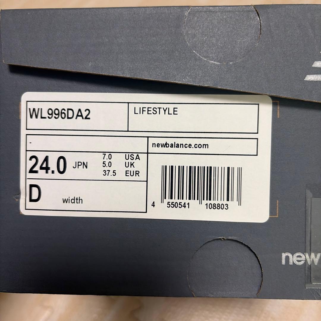 新品◎New Balance 996WL996DA2オフホワイトスニーカー