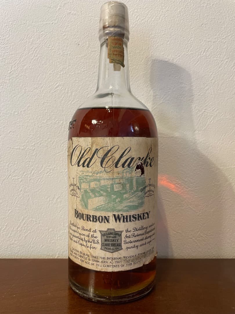か*も様 ★ Old Clarke Bourbon Whiskey 1915-1