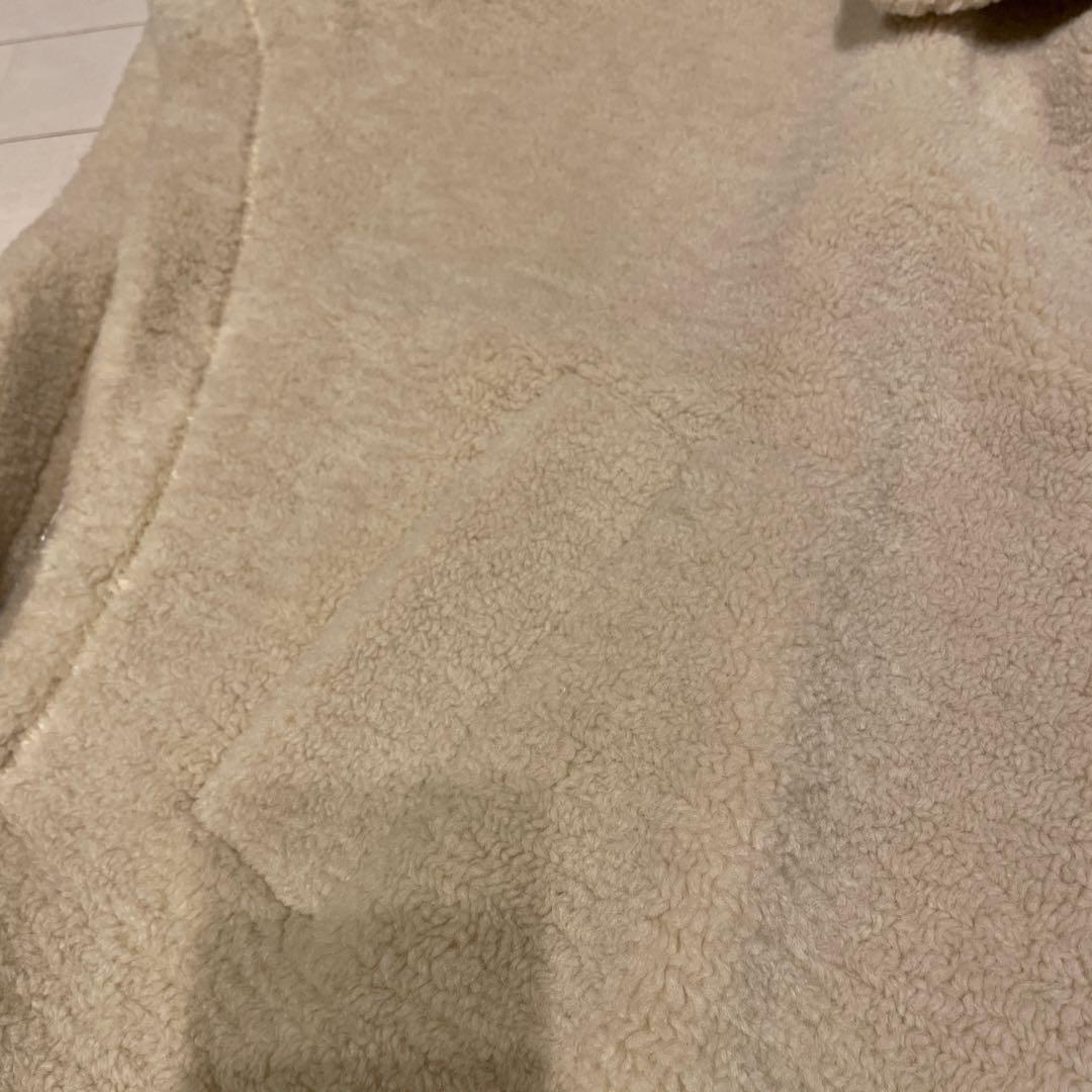 極美品❤️PASSIONEパシオーネ❤️ボアショートポンチョ　アイボリー　M