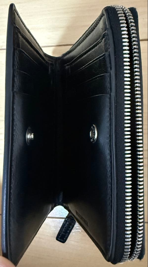 バレンシアガ BALENCIAGA 2つ折り財布 小銭入れ付き ブラック メンズ