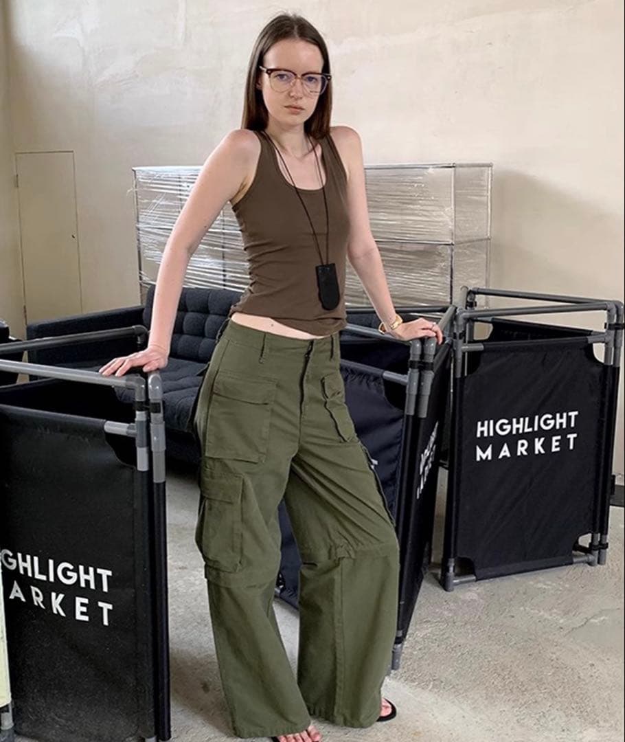 【LONSLAN】2wayカーゴパンツ　sanwl24a032