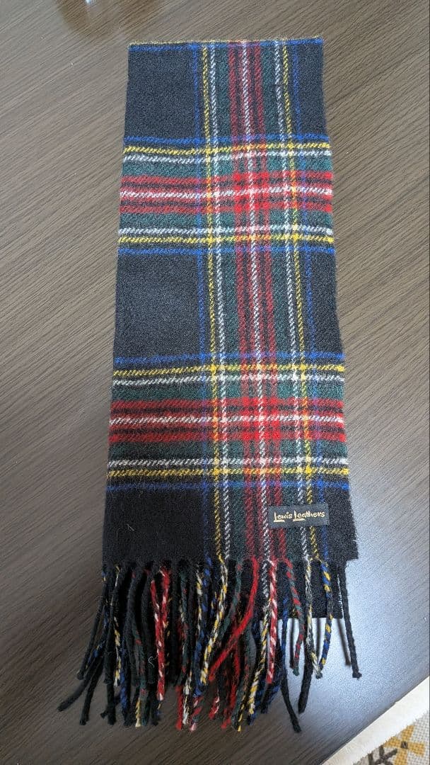 Lewis Leathers タータンチェックマフラー