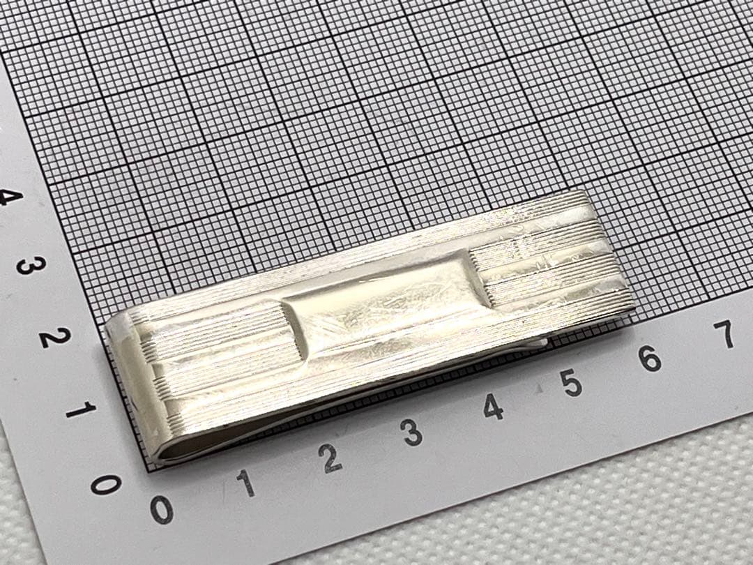 c443 ティファニー　エンジンターン　マネークリップ　シルバー　925