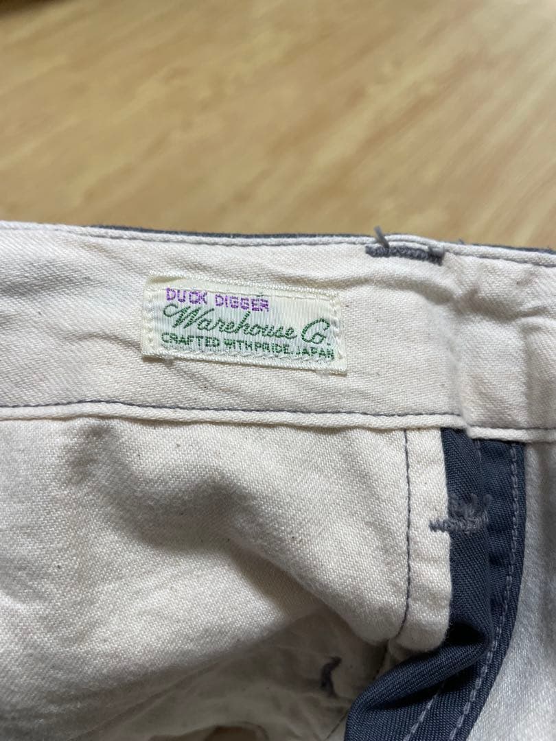 新品未着用　ウェアハウス チノ lot1082 ブルーグレー W32