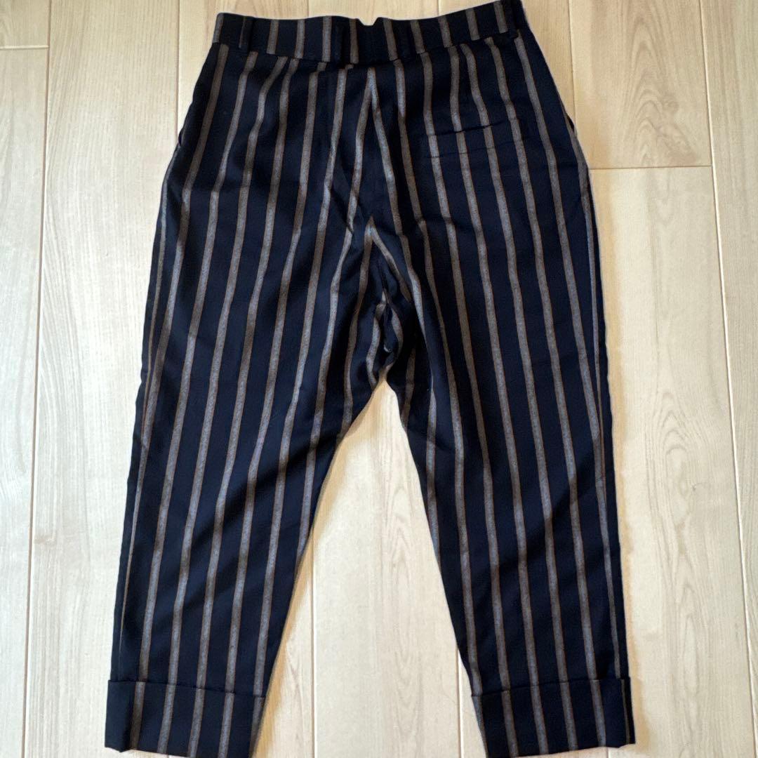 Vivienne Westwood スラックス 46サイズ ネイビー ストライプ