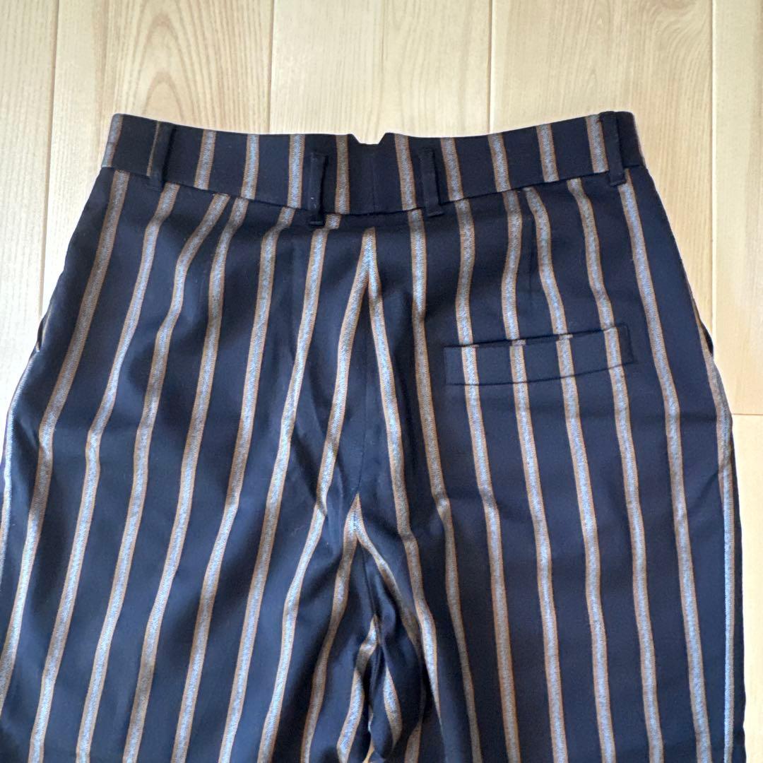 Vivienne Westwood スラックス 46サイズ ネイビー ストライプ