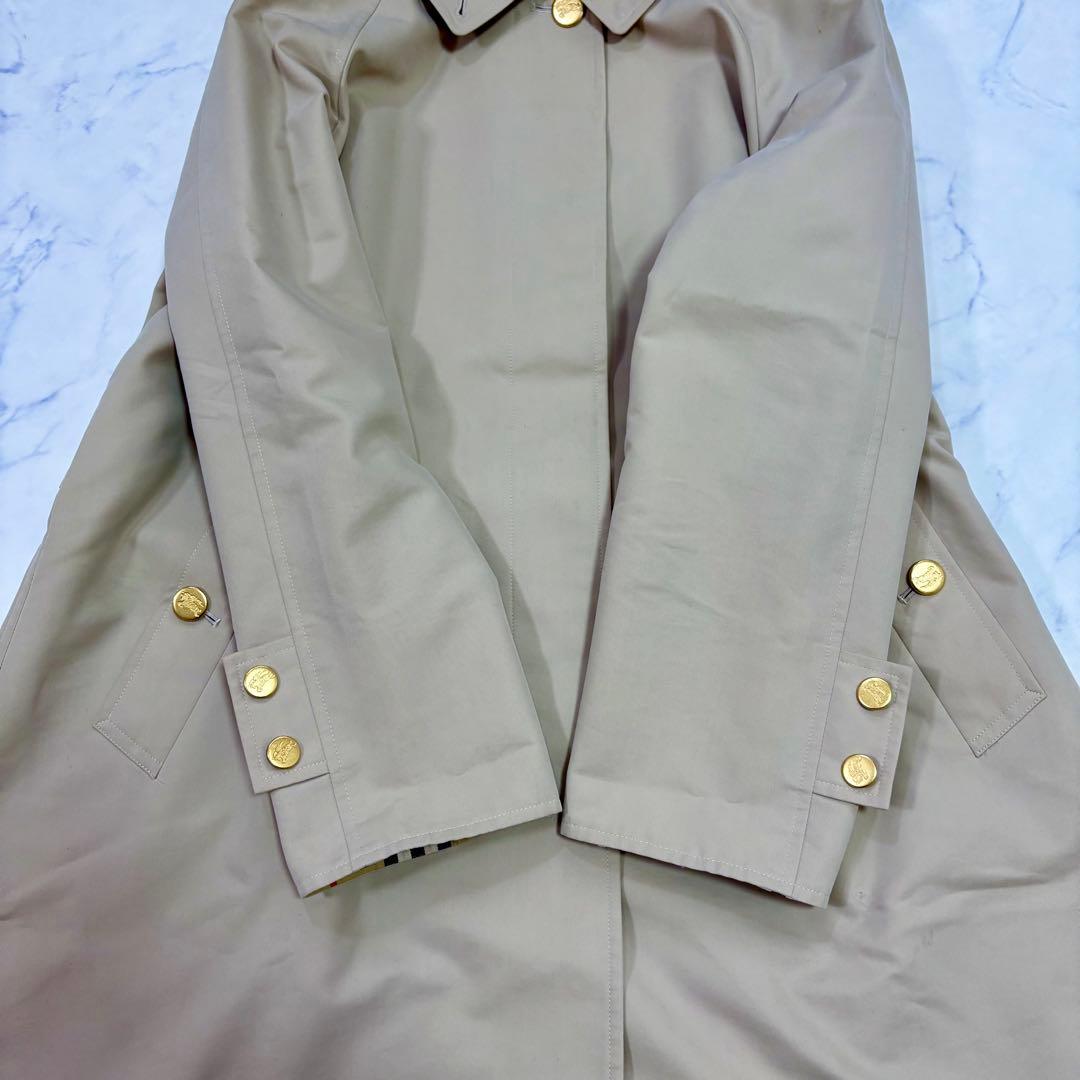 Burberrys 英国製 ノバチェック ステンカラーコート ベージュ Mサイズ