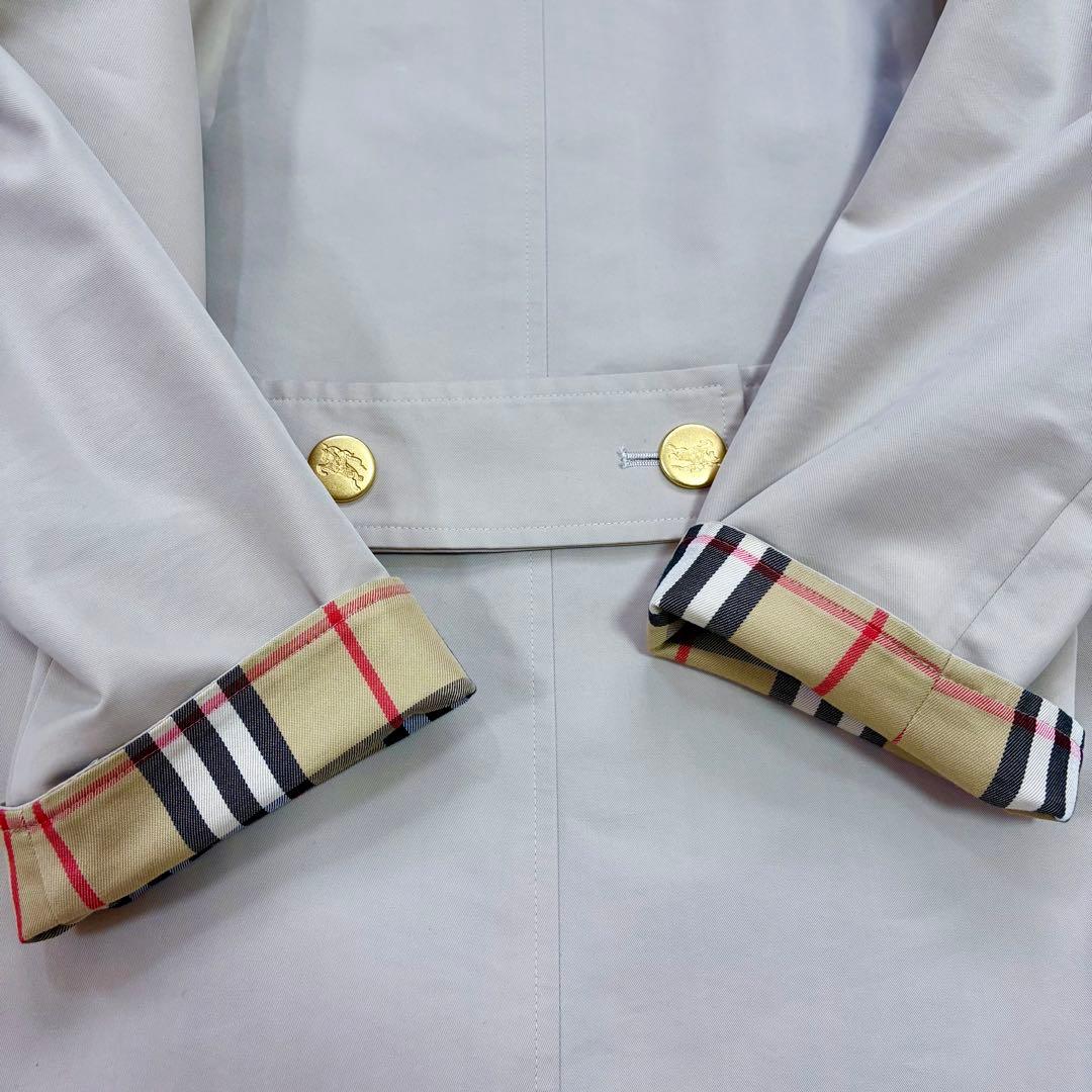 Burberrys 英国製 ノバチェック ステンカラーコート ベージュ Mサイズ