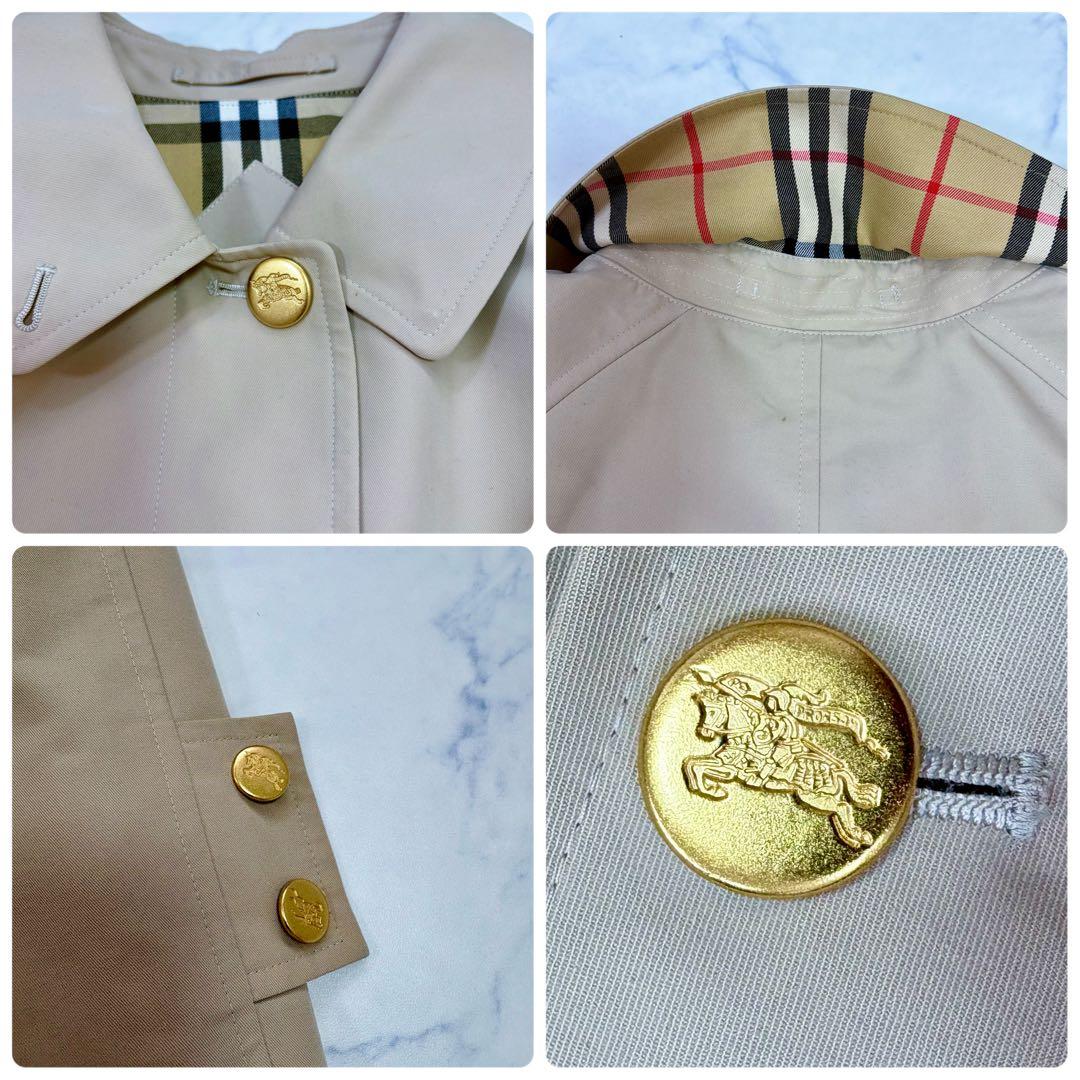 Burberrys 英国製 ノバチェック ステンカラーコート ベージュ Mサイズ