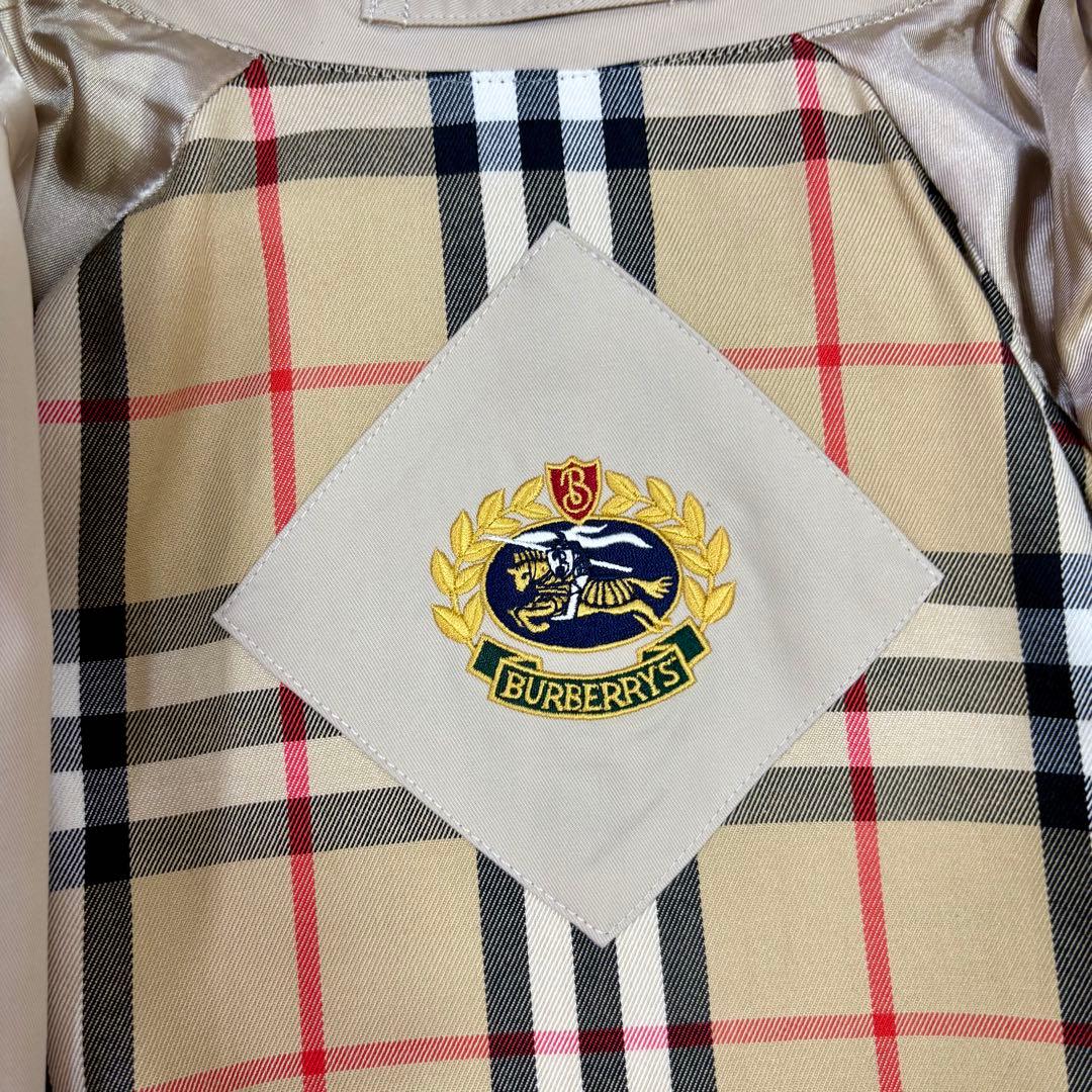 Burberrys 英国製 ノバチェック ステンカラーコート ベージュ Mサイズ