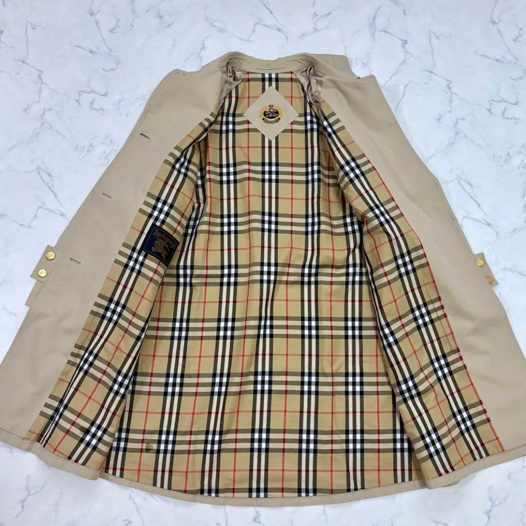 Burberrys 英国製 ノバチェック ステンカラーコート ベージュ Mサイズ