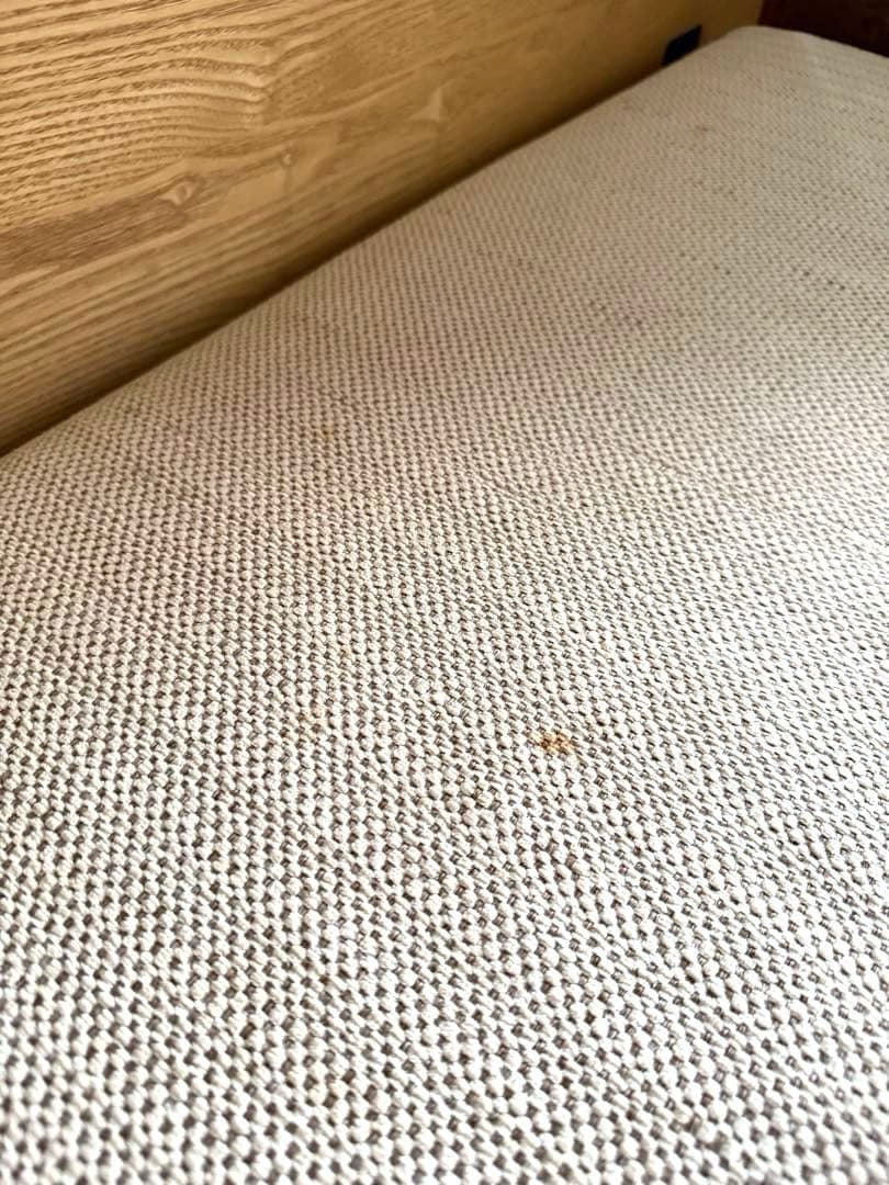 無印良品 【廃盤】ソファベッド 3人掛け ベージュ＋ ベッド下収納ボックス２個