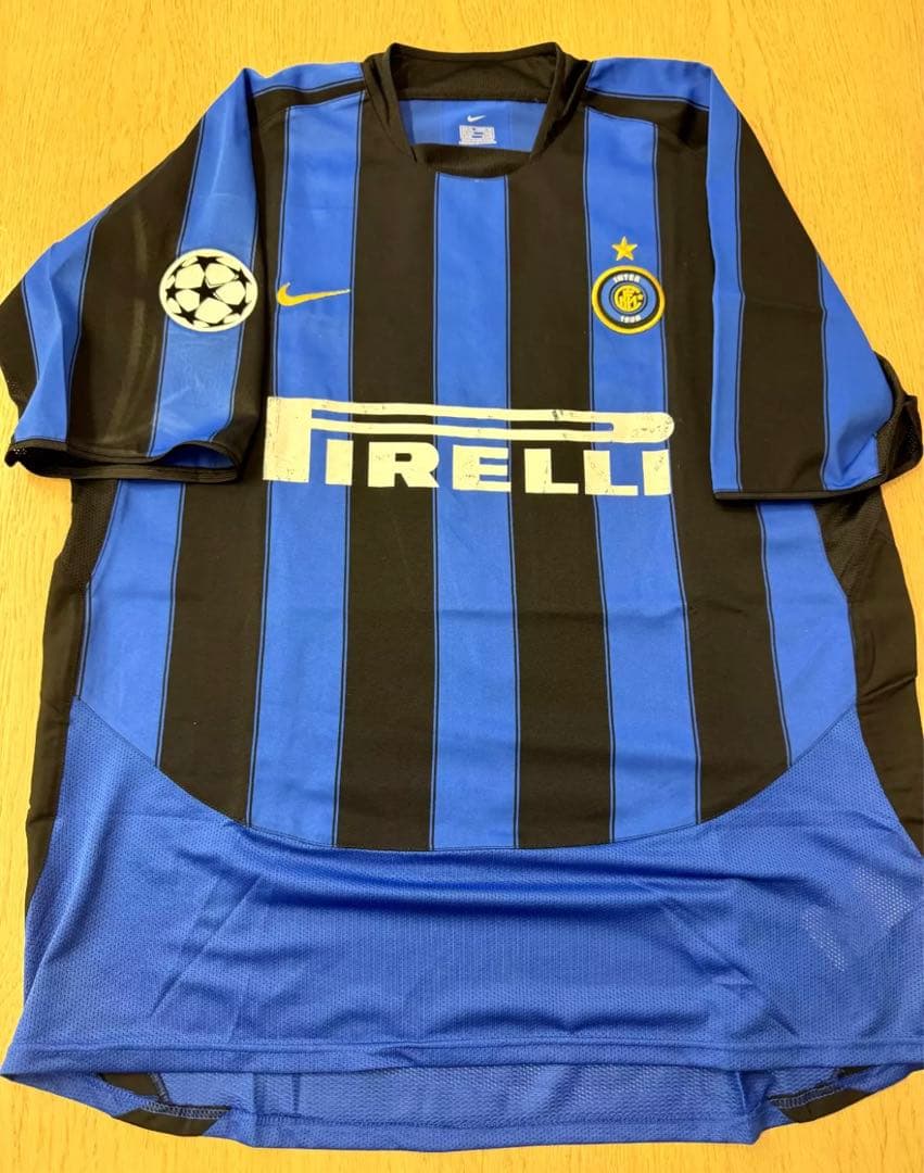 インテル・ミラノ カンナバーロ 実使用 2003-2004 チャンピオンリーグ