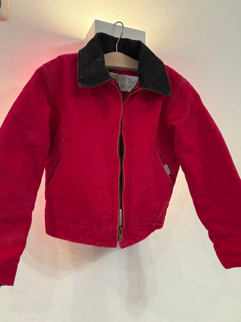 カーハート　キッズ　デトロイトジャケット　星タグ　ビンテージ　アメリカ製　USA