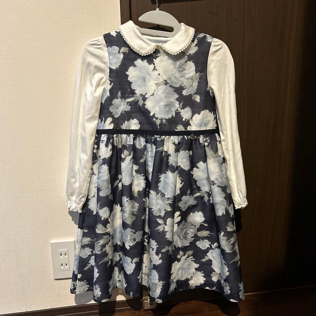 u*7様 タルティーヌエショコラ　ブラウス、花柄ワンピース、ジャケットのセット