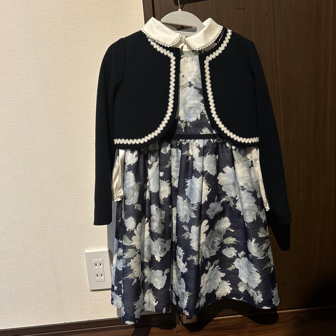 u*7様 タルティーヌエショコラ　ブラウス、花柄ワンピース、ジャケットのセット