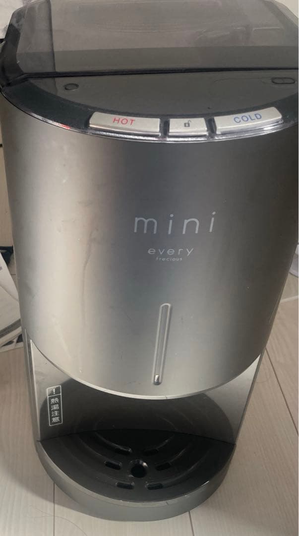 mini every 浄水器 ブラック 未使用カートリッジ3個付き おまけ付き