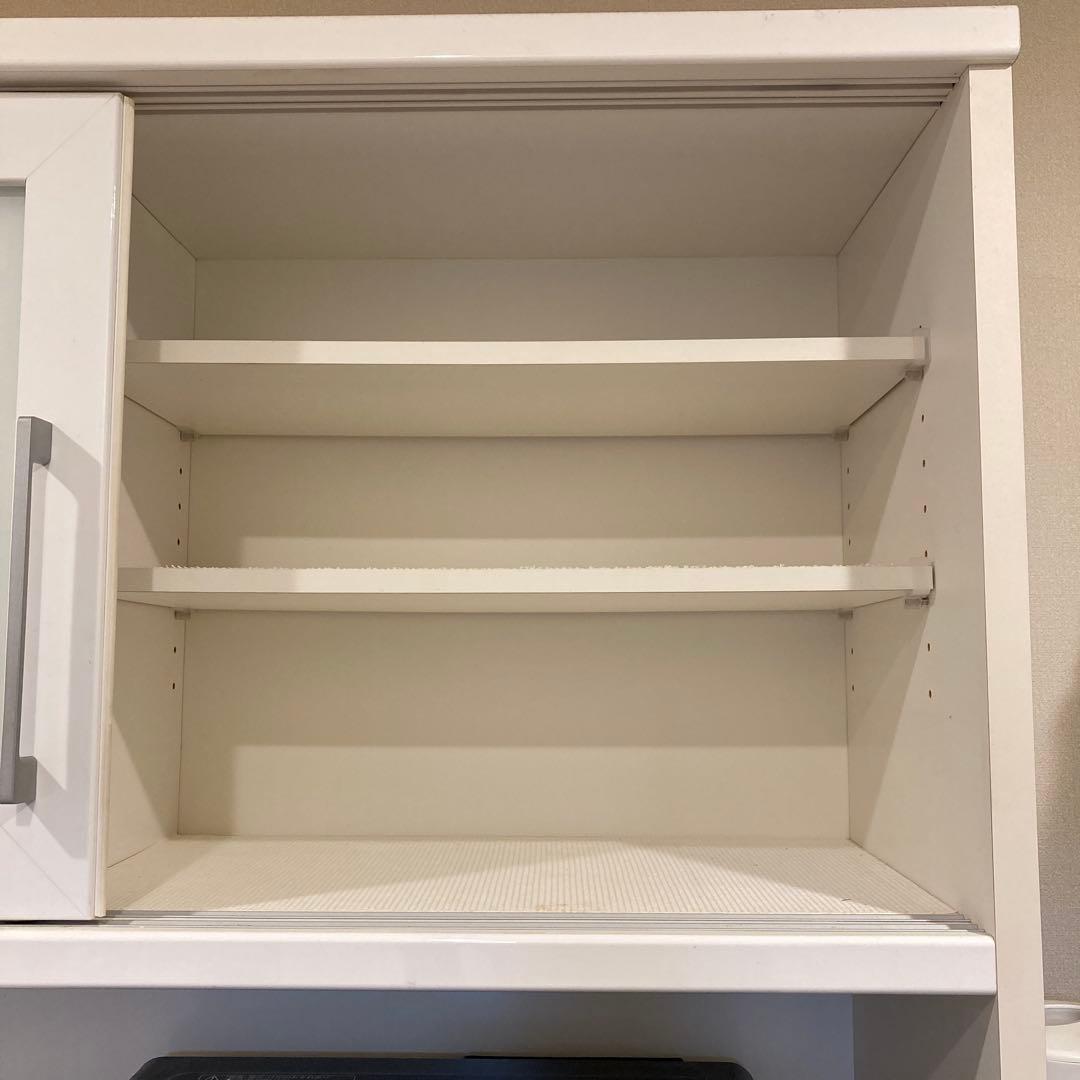 【期限間近の為、最終お値下げ】ニトリ　キッチンボード　食器棚　120 ホワイト