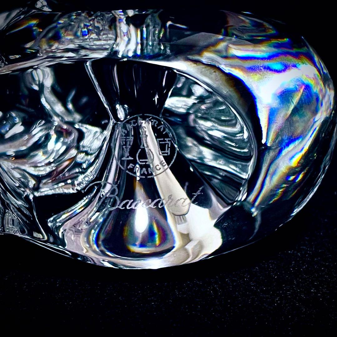 バカラ クリアクリスタル オーナメント 蛇 ヘビ 巳 干支　美品