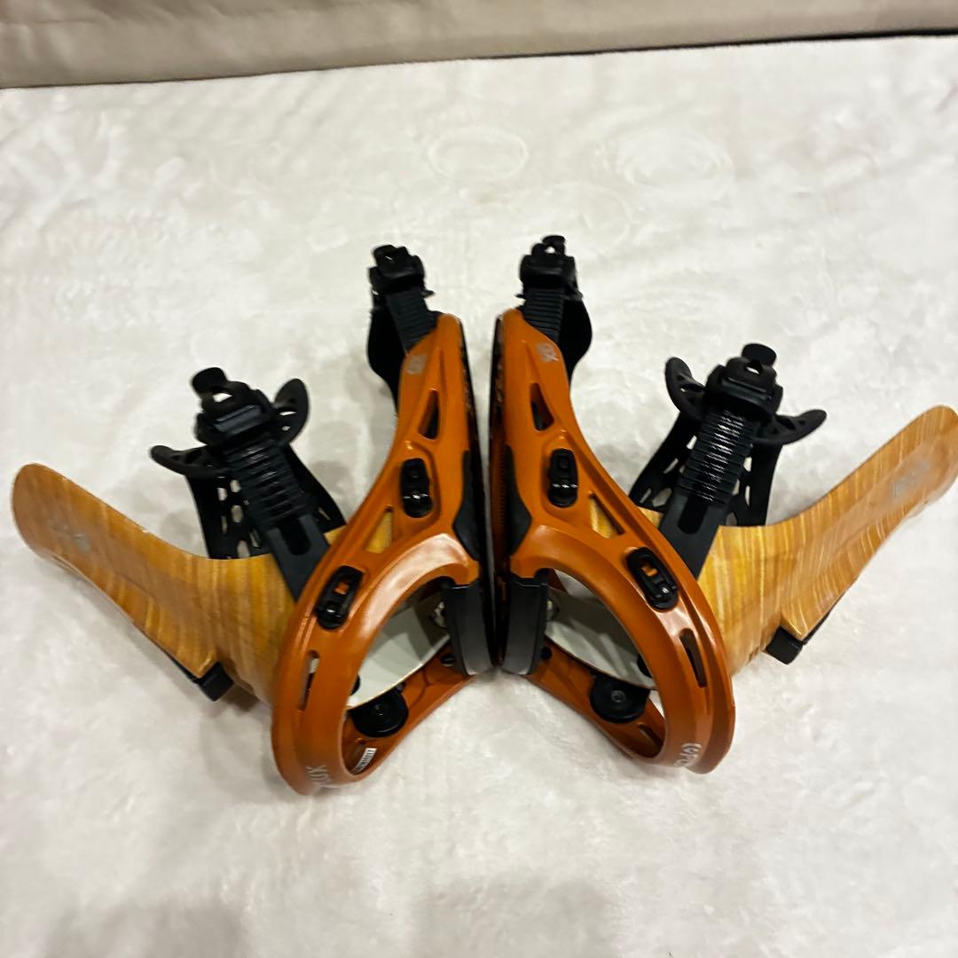 FLUX GX ビンディング sサイズ ブラック オレンジ レディース