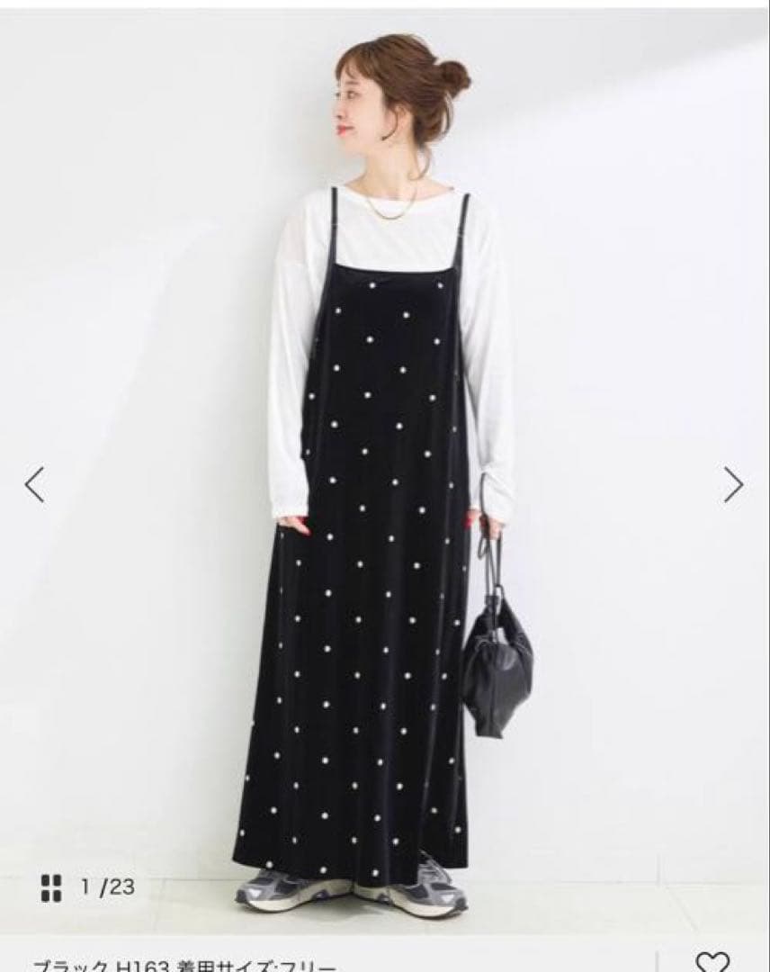 ベロアフラワー刺繍ワンピース タグ付き新品