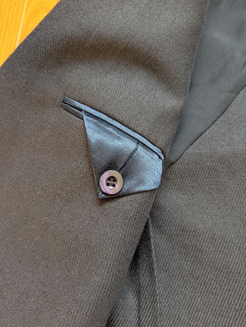 Drawerドゥロワー★ダブルボタンテーラードジャケット紺36USED