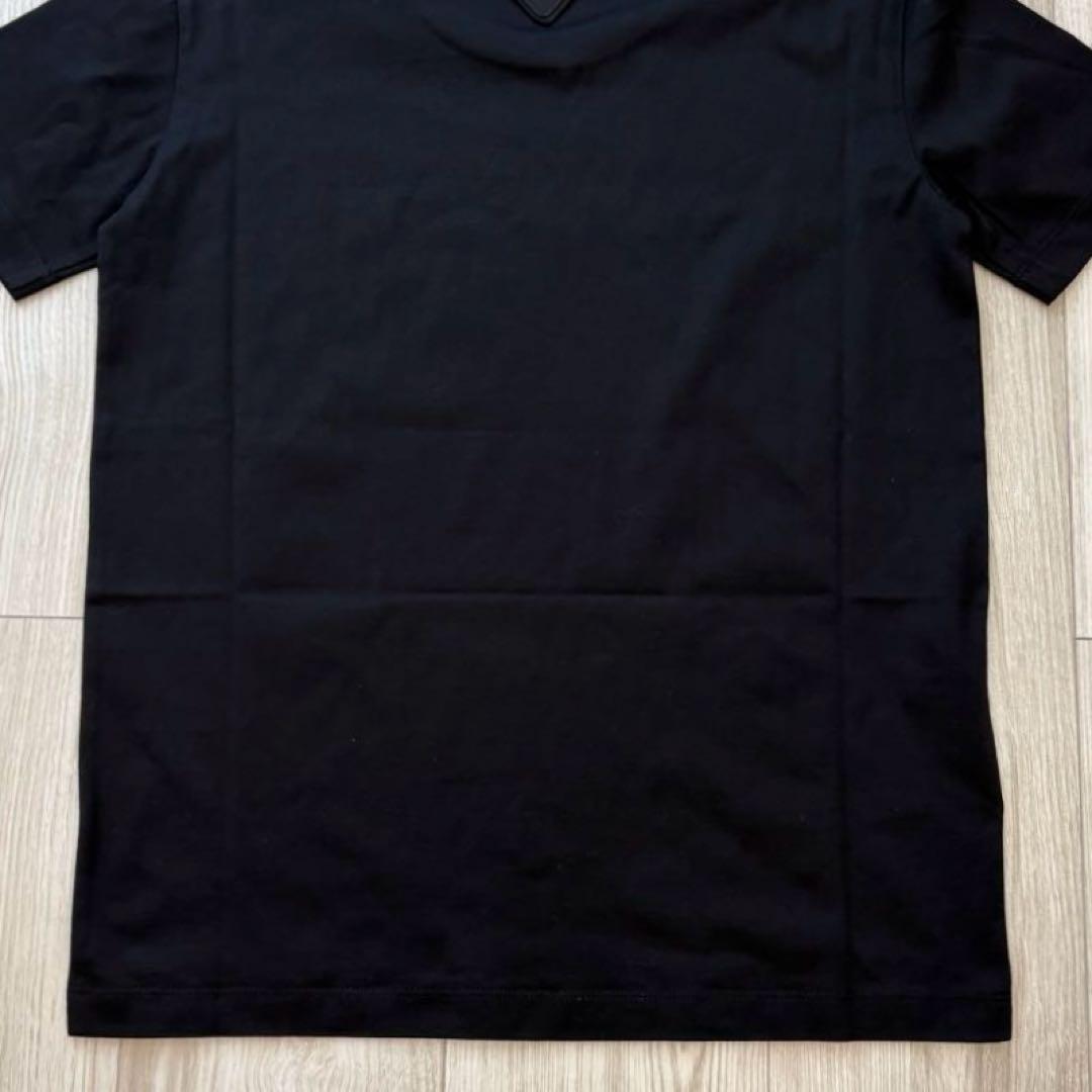 【未使用】PRADA Tシャツ 三角ロゴ M ブラック 黒 プラダ 綿100%