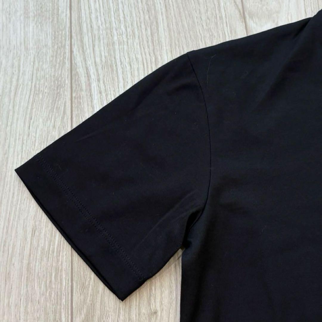 【未使用】PRADA Tシャツ 三角ロゴ M ブラック 黒 プラダ 綿100%