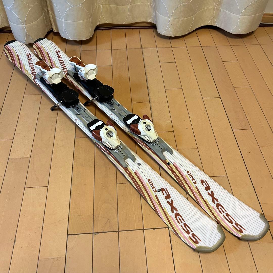 ◇美品◇ SALOMON AXCESS 120cm ミッドスキー　サロモン