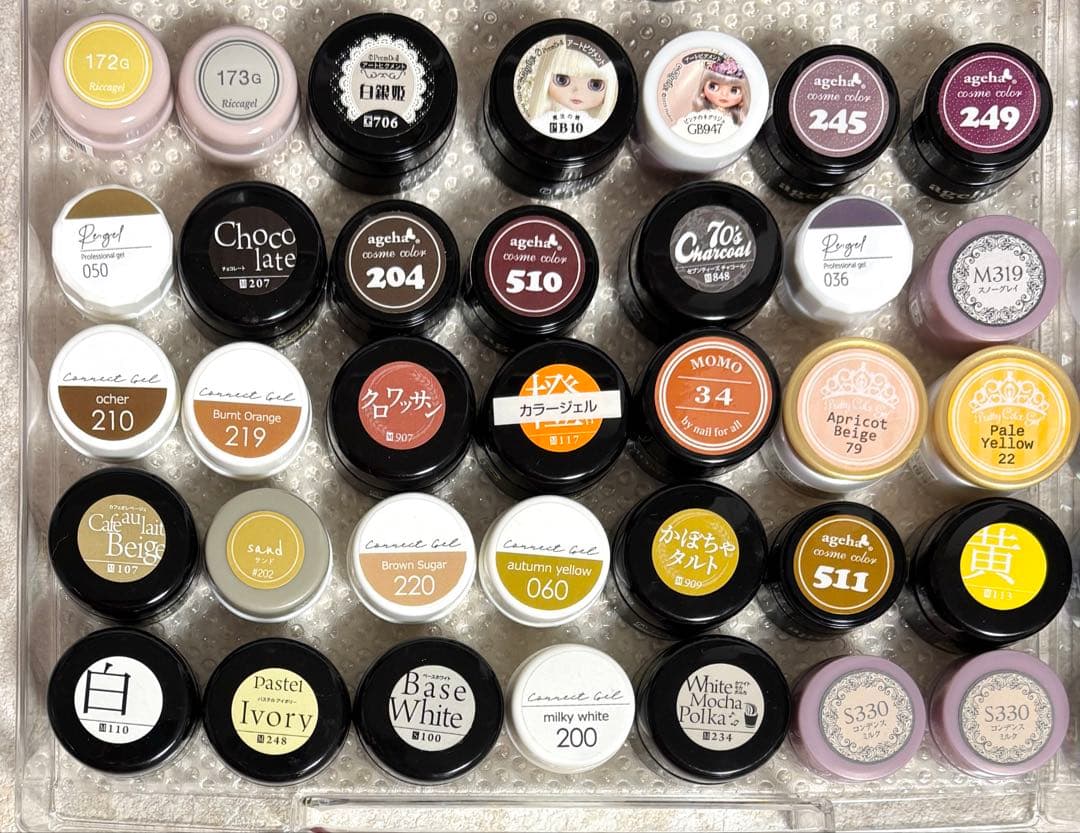 カラージェル クリアジェル 102個セット ジェル大量 まとめ売り バラ売り不可