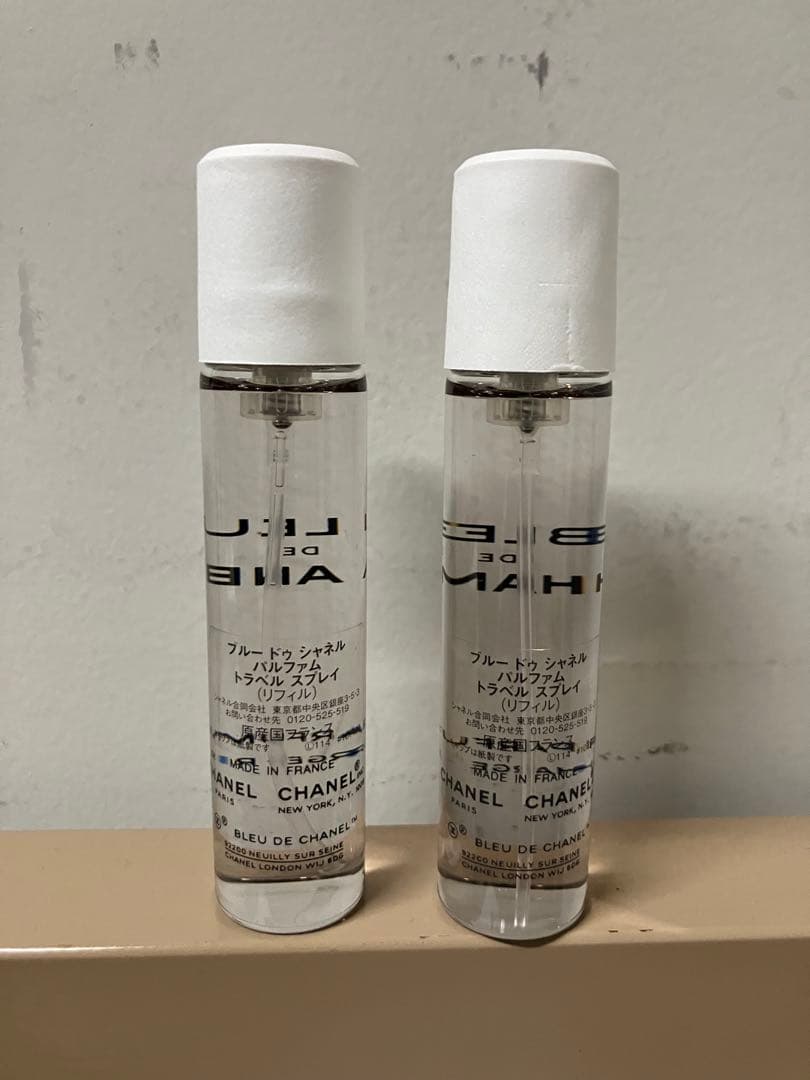 ブルードゥシャネル トラベル スプレイ パルファム 20ml 本体＋レフィル