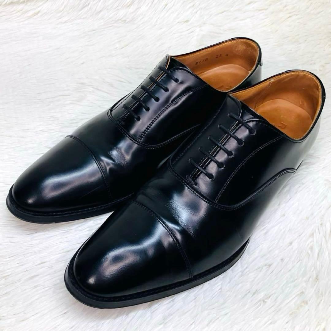 【極美品】REGAL 25㌢811R ストレートチップ ブラック　リーガル