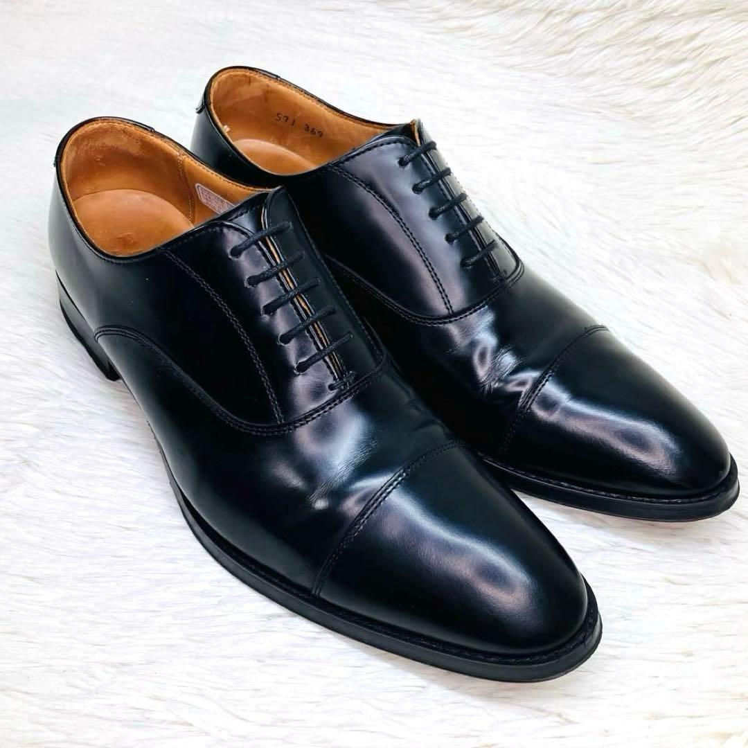 【極美品】REGAL 25㌢811R ストレートチップ ブラック　リーガル