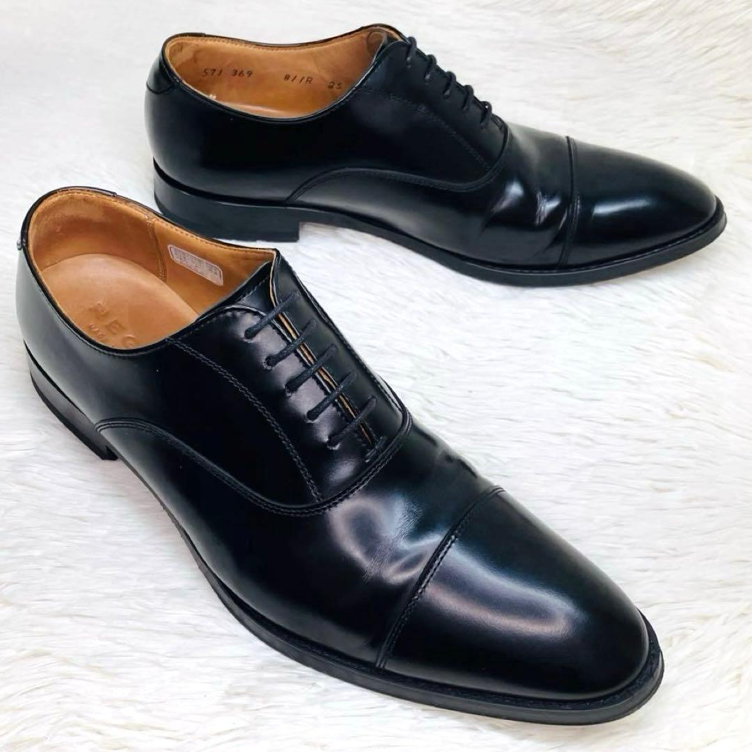 【極美品】REGAL 25㌢811R ストレートチップ ブラック　リーガル