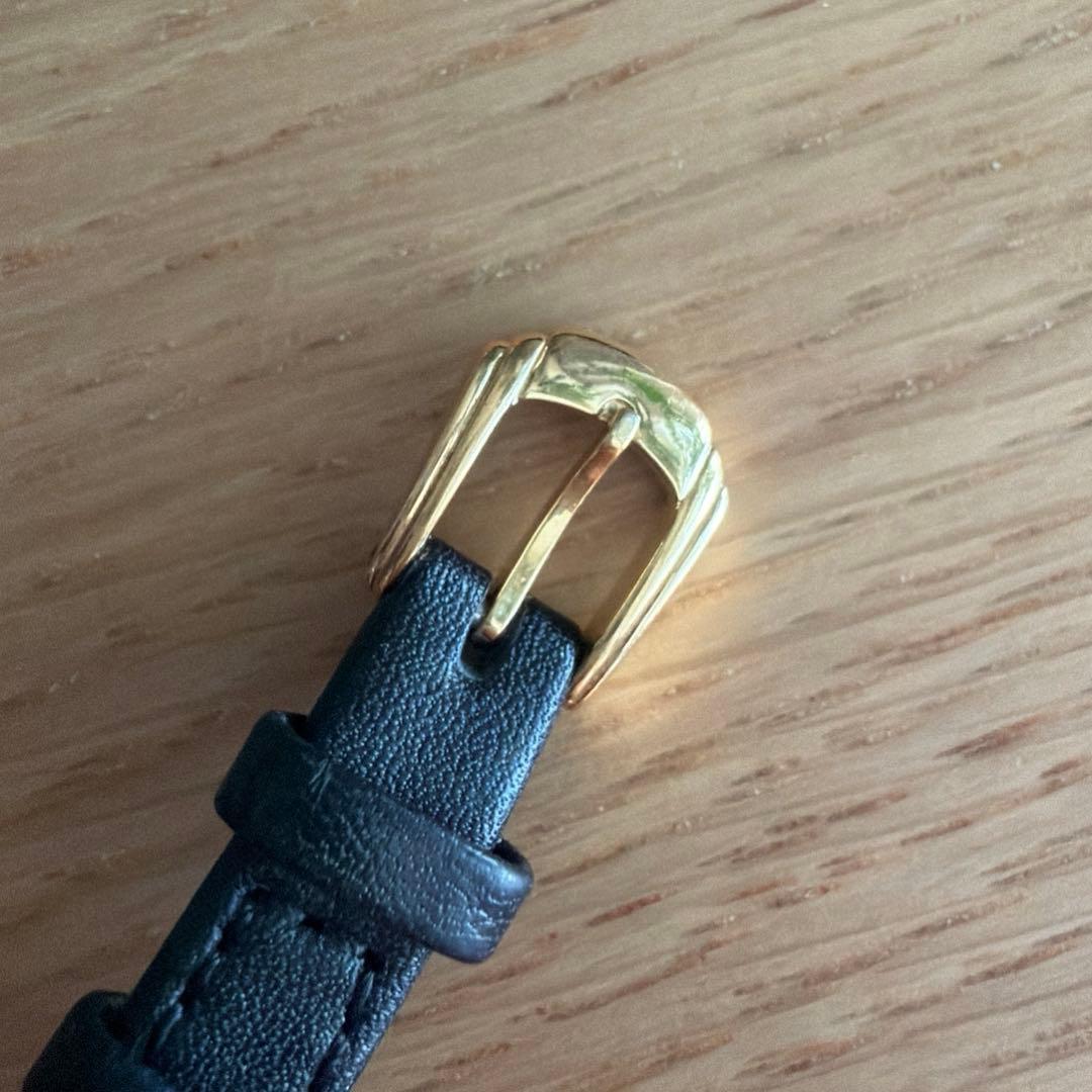 SEIKO EXCELINE 18KT 金無垢 1F20-0100 稼働品