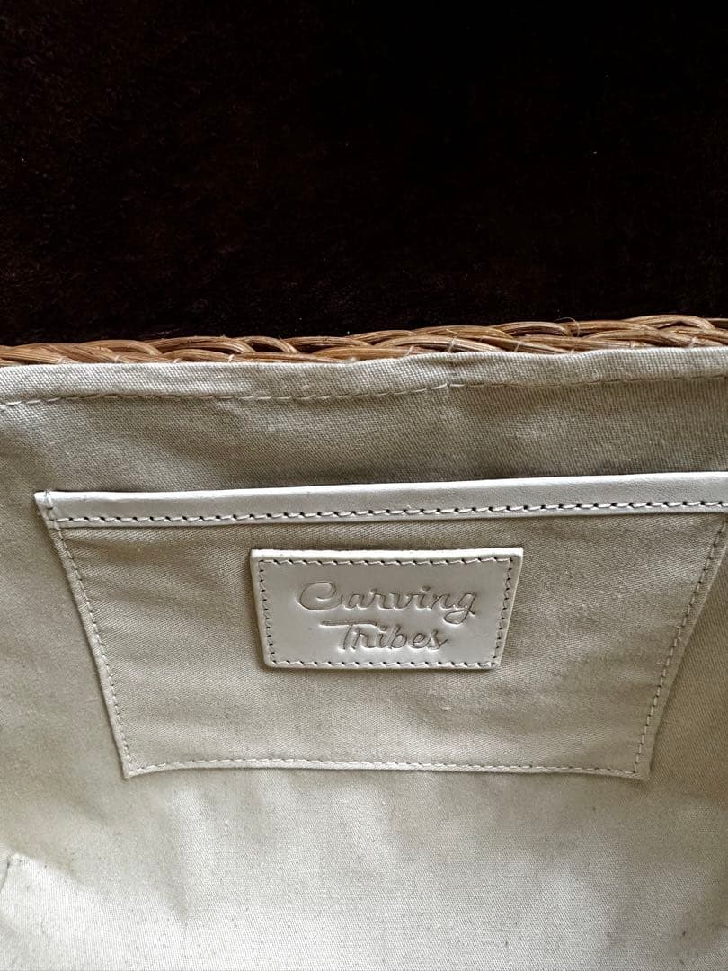 限定デザインカービングトライブス ラタン マエストラ 2WAYショルダー バッグ