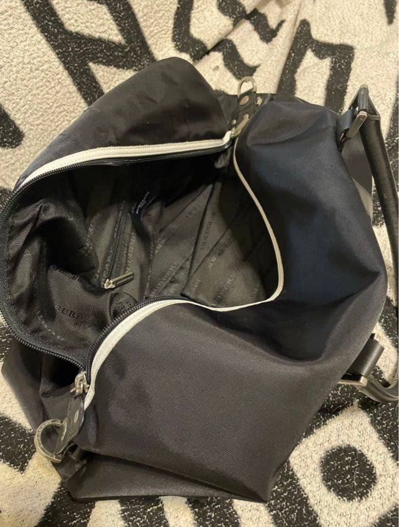 BURBERRY ボストンバッグ　ゴルフバッグ　ブラック