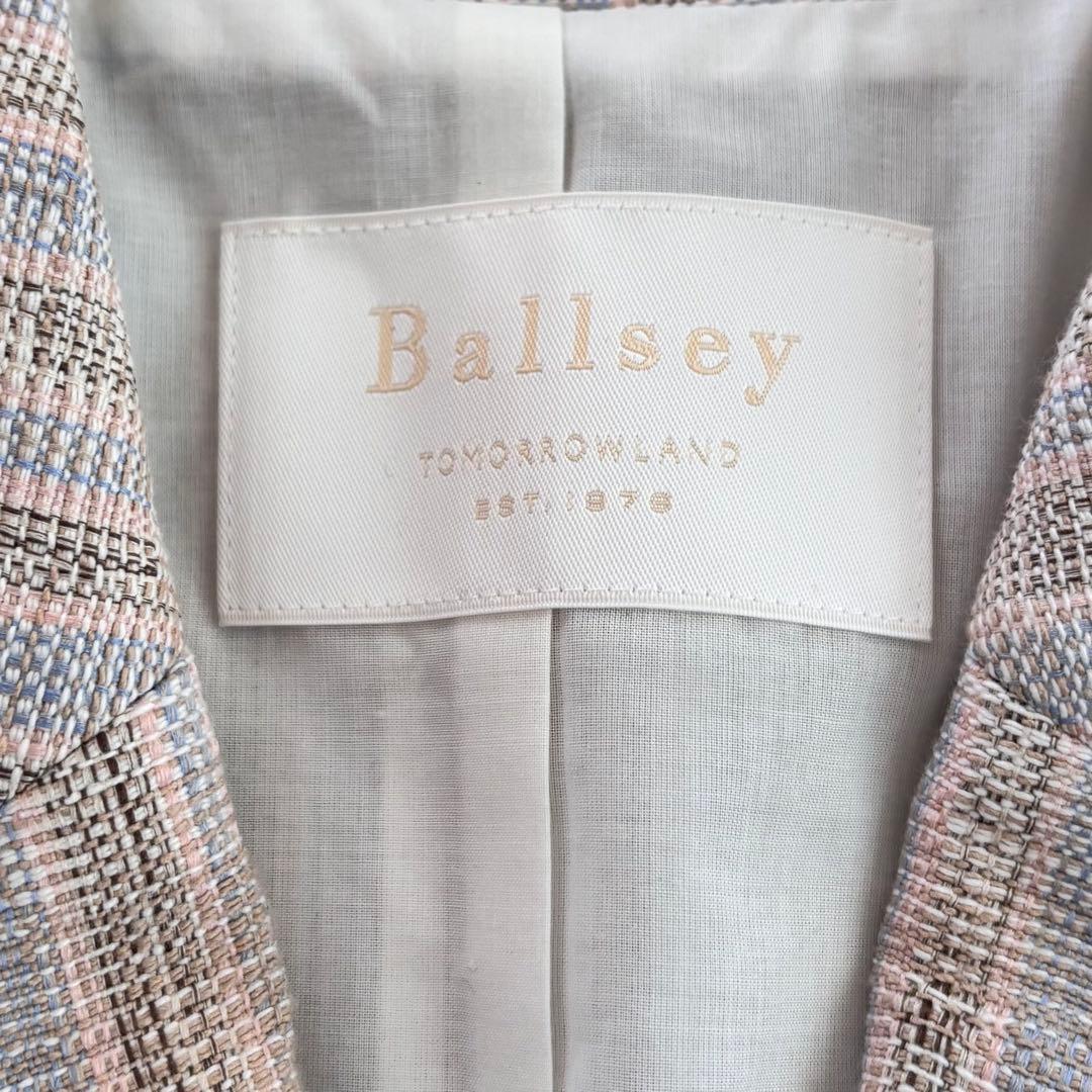 ✨新品タグ付き✨ボールジィ　カラープラッドツイード ダブルブレストジャケット