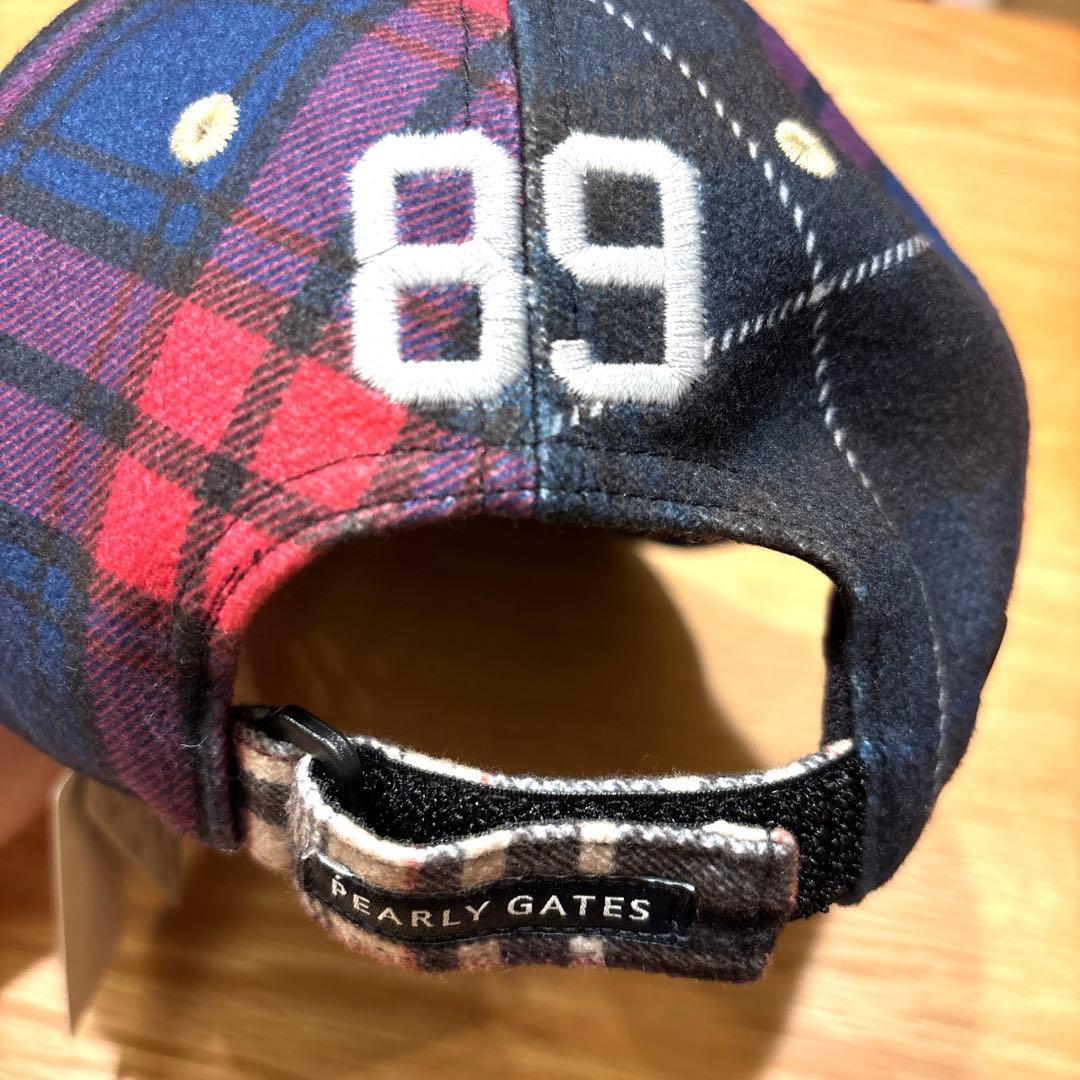 ⭐︎パーリーゲイツキャップ⭐︎新品未使用マルチチェック柄(UNISEX)