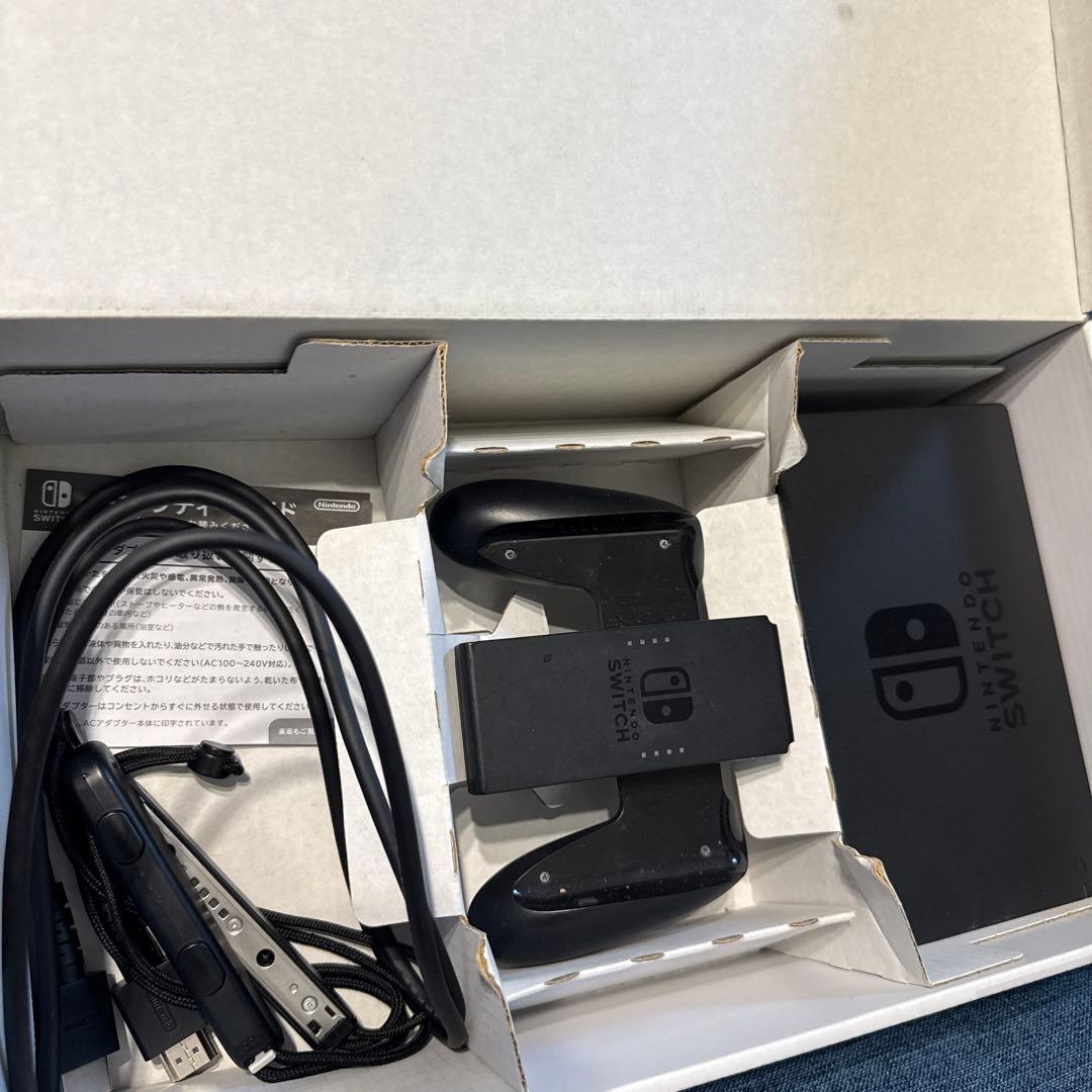 M　Nintendo Switch 本体 青/オレンジ Joy-Con付き