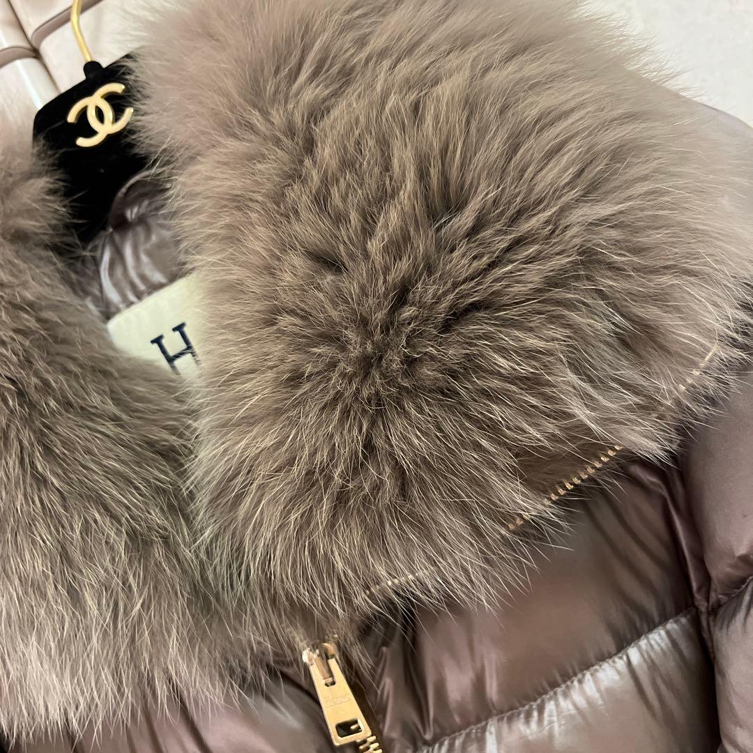 HERNO✨FOXファーダウンコート