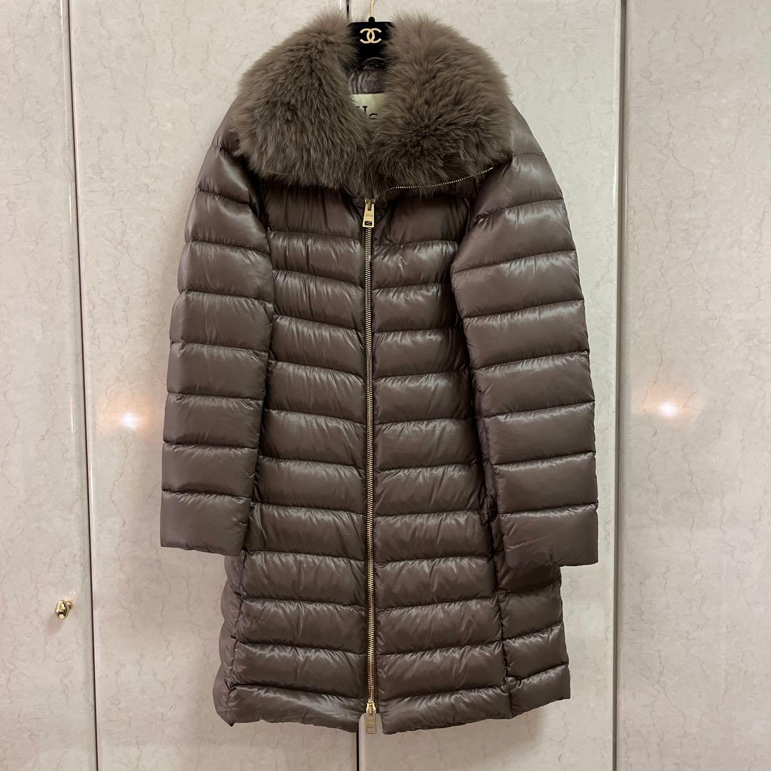 HERNO✨FOXファーダウンコート