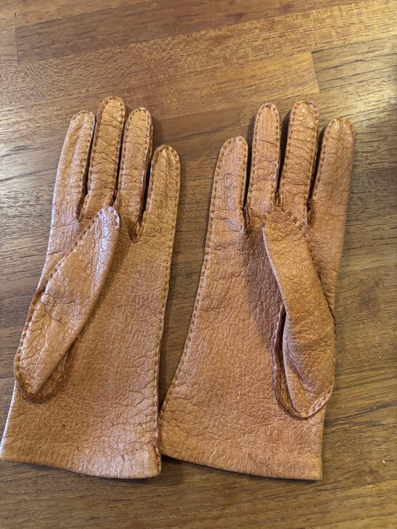 ペッカリー　Hogskin ベージュ手袋 サイズ7