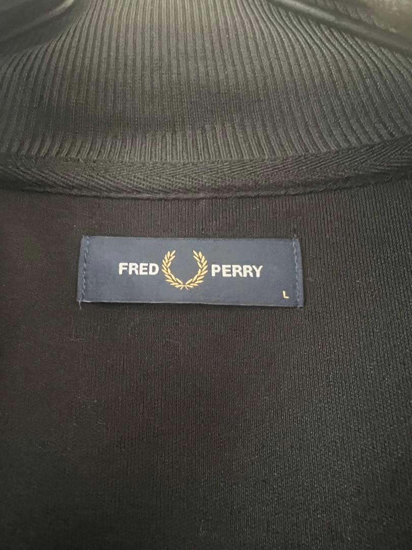 Fred Perry ブラック フルジップジャケット　ジャージ
