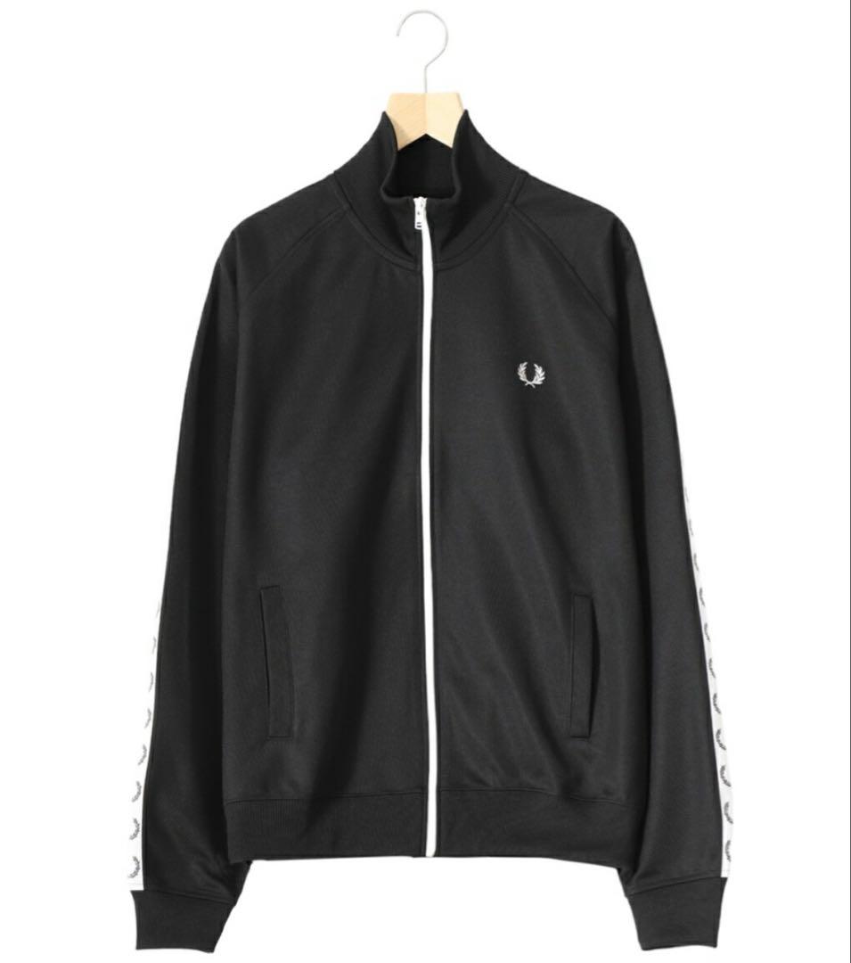 Fred Perry ブラック フルジップジャケット　ジャージ