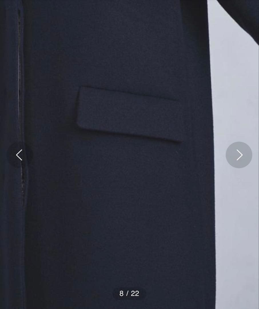 【とり】UNITEDARROWS Vネック ノーカラーコート